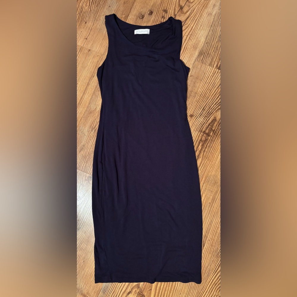 Stella Luce Blue Bodycon Tank Dress